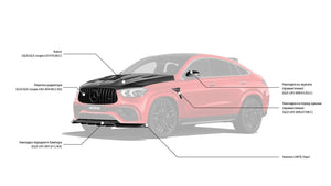 Larte design package WINNER for Mercedes GLE Coupe AMG 63 4 Matic J42, Tiedustele powercarfinland@gmail.com